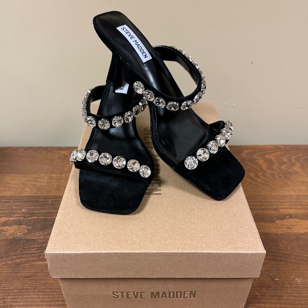 Steve Madden Kali Embellished Sandal Size 9.5